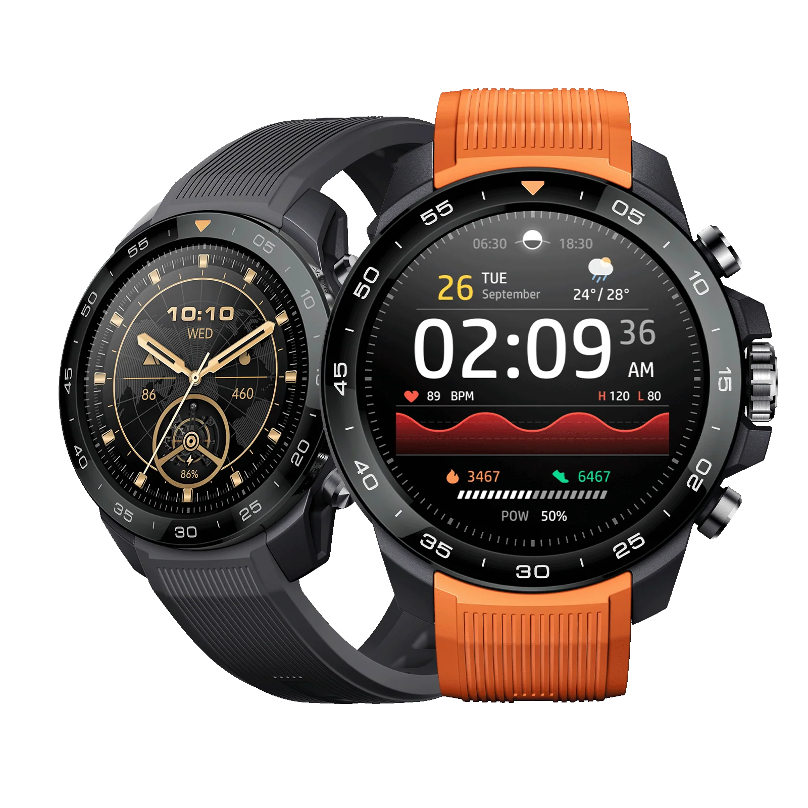 Mibro Watch GS Explorer S — Obsidian Black, Dual-Band GPS