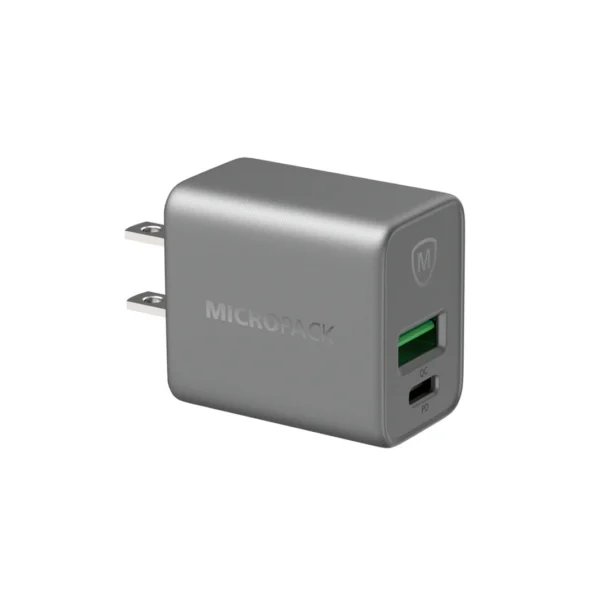 Micropack MWC-233PD 33W Dual-Port USB-C & USB-A Wall Charger