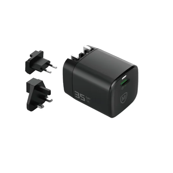 Micropack MWC-135 35W GaN USB-C Universal Wall Charger – UK/EU Foldable