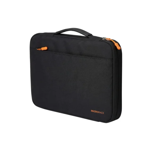 Micropack MSL-01 14″ Laptop Sleeve with Retractable Handle & Luggage Strap