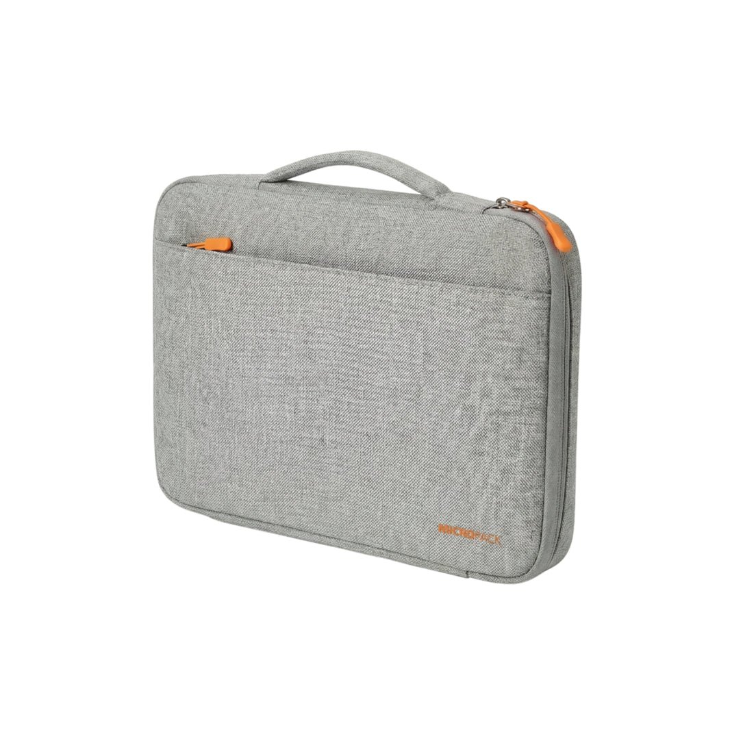 Micropack MSL-01 14″ Laptop Sleeve with Retractable Handle & Luggage Strap - Image 3