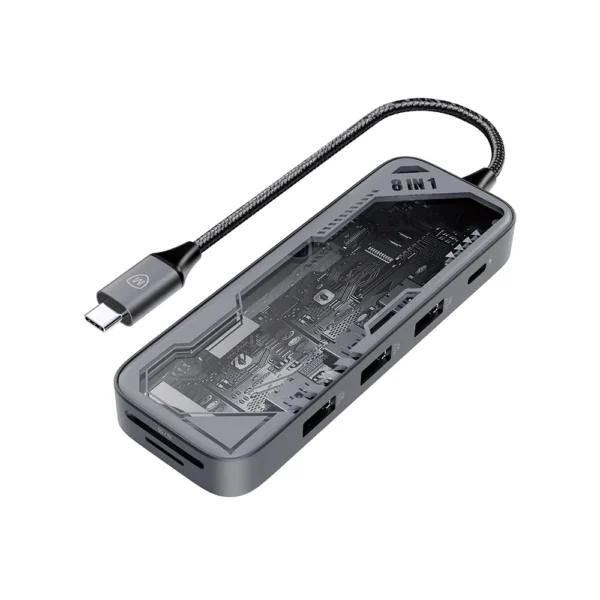Micropack MDC-N8T USB-C Hub 8-in-1 – 4K HDMI & 100W PD