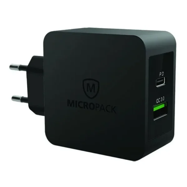 Micropack MWC-248PD 48W Dual-Port Wall Fast Charger