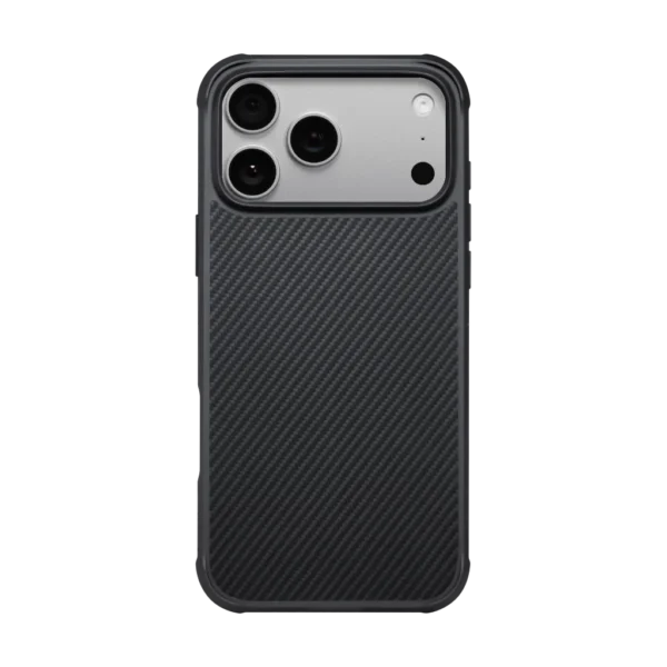 PITAKA Aramid ProGuard Case for iPhone 17 Pro — Black/Grey (KI1701MGP)