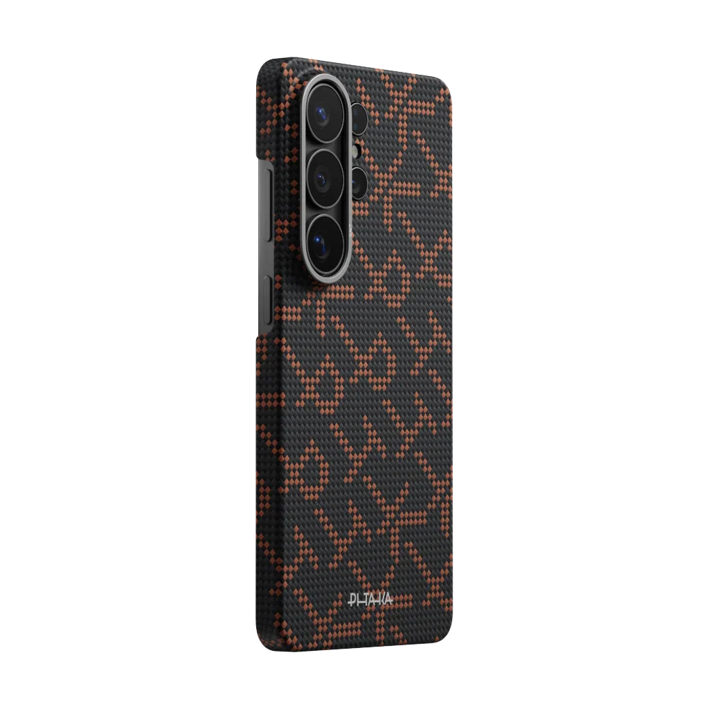 Pitaka Leaping Orange/Black (Aaron Button) Edge Case for Samsung Galaxy S26 Ultra – KS2602UPTK