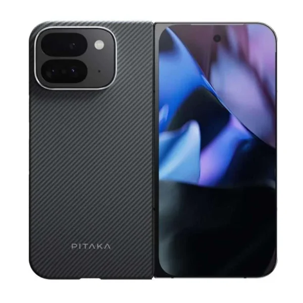 Pitaka MagEZ Compatible Case for Google Pixel 9 Pro Fold – Black/Grey GFB2403