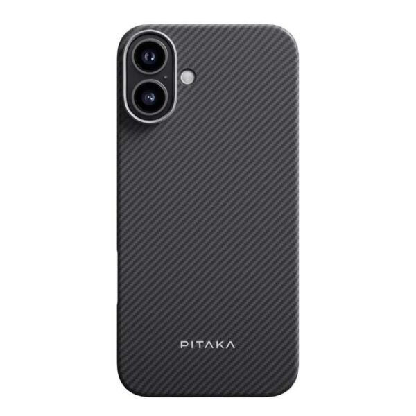 Pitaka Ultra-Slim Cover for iPhone 16 Plus Black/Grey Kl1601MA