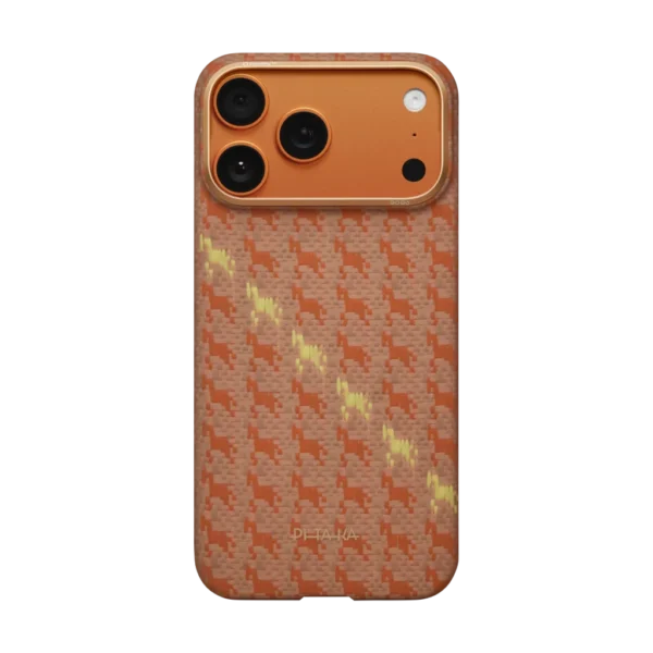 Pitaka Ultra-Slim Protective Case for iPhone 17 Pro — Amber PitaTap™ (HR1701P)