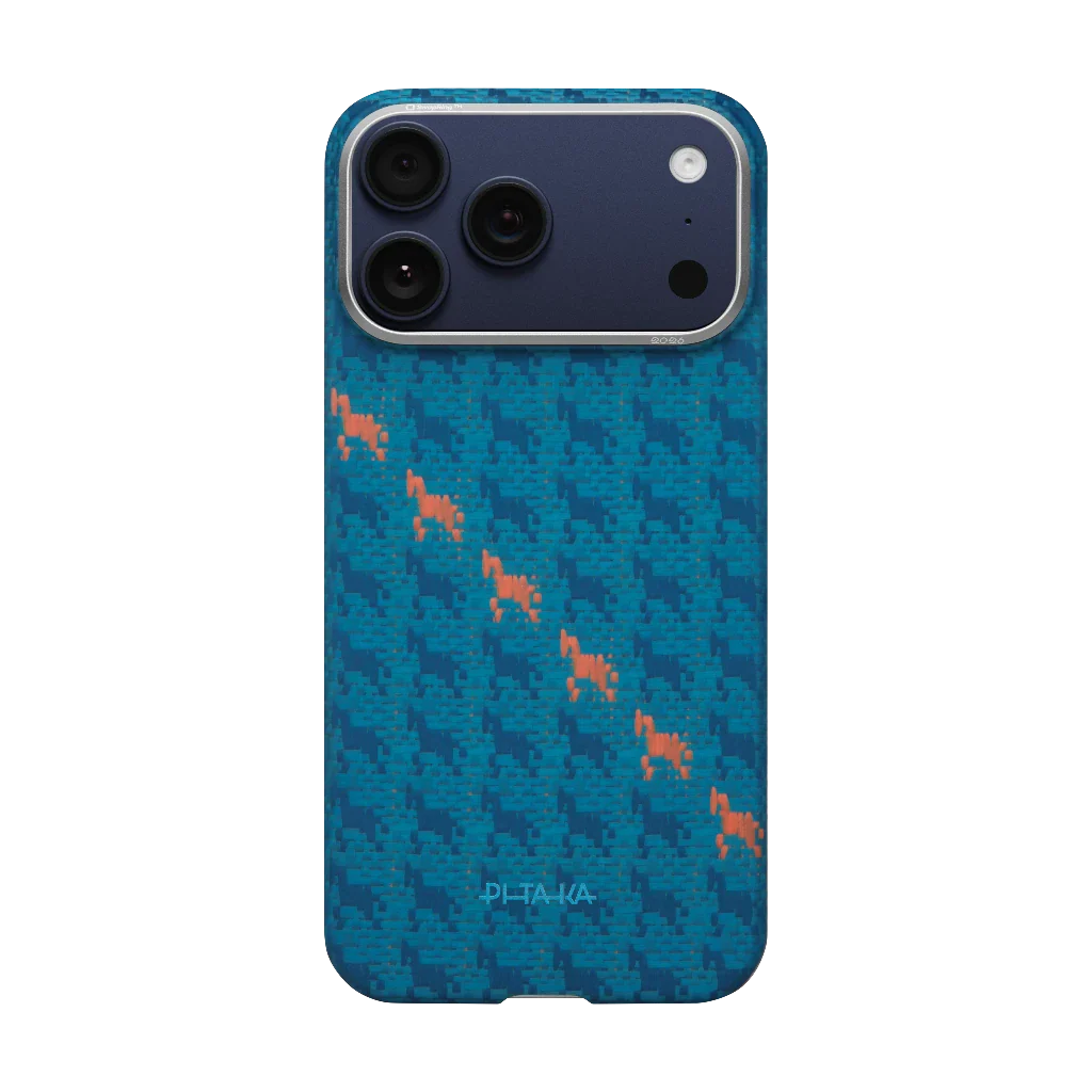Pitaka Ultra-Slim Protective Case for iPhone 17 Pro Max Indigo (PitaTap™) – HR1702PM