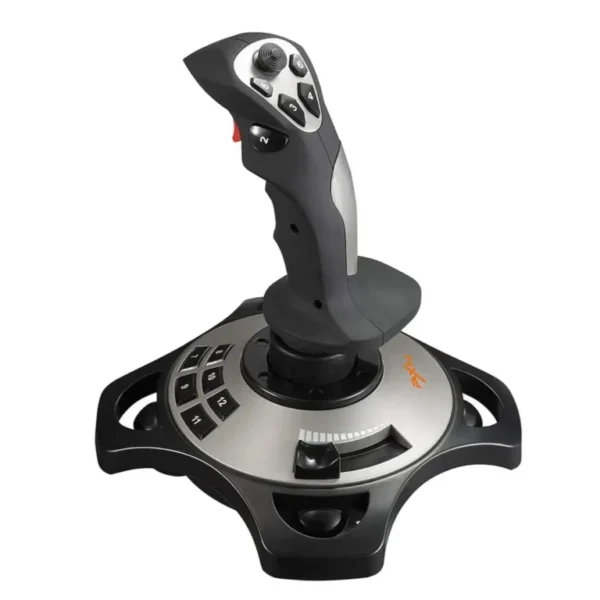PXN 2113 Pro Wired Flight Joystick for PC — 12 Programmable Buttons, 1.8 m USB