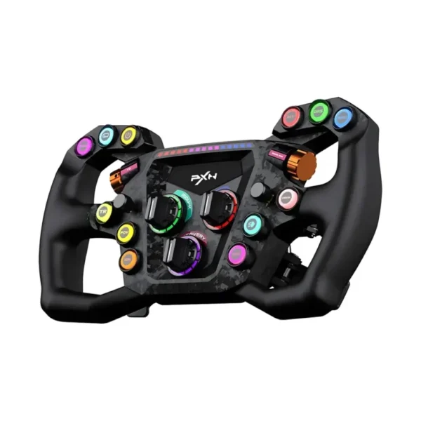 PXN W GTL 300mm GT Racing Steering Wheel with Telemetry & RGB Controls