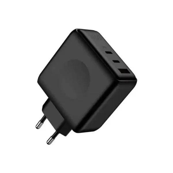 QCY GN203 65W Dual-Port GaN Charger – Black