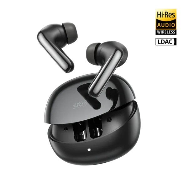 QCY MeloBuds N60 — Coaxial Dual-Dynamic ANC Earbuds (LDAC, Hi-Res)