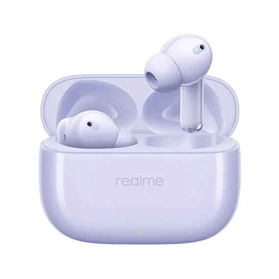 Realme Buds T310 Wireless Earbuds — 46dB Hybrid ANC & 40H Playback