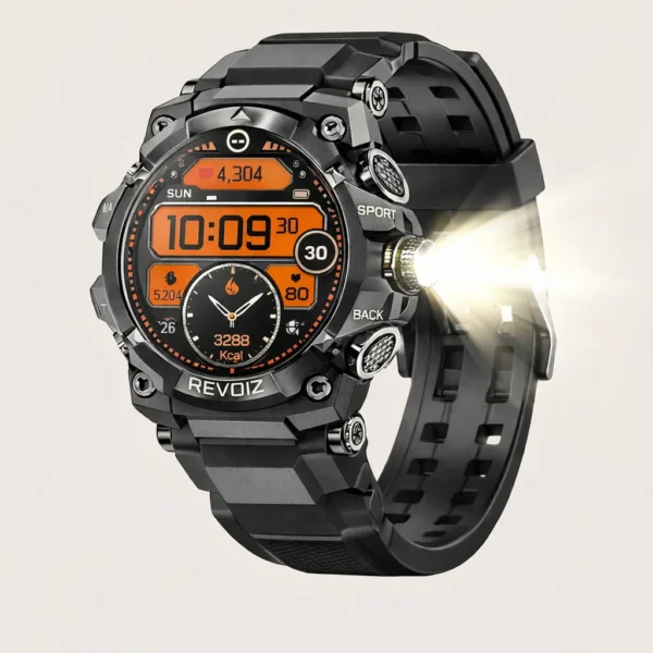 Revoiz Outrider AMOLED Smart Watch — Bluetooth Calling, IP68