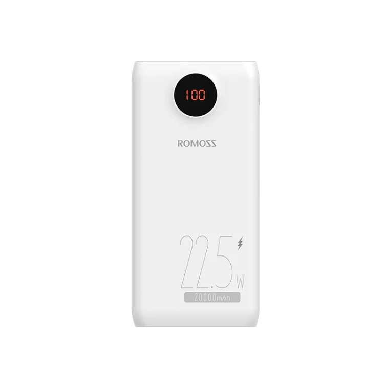 ROMOSS SW20PF 20000mAh 22.5W Power Bank with LED Display