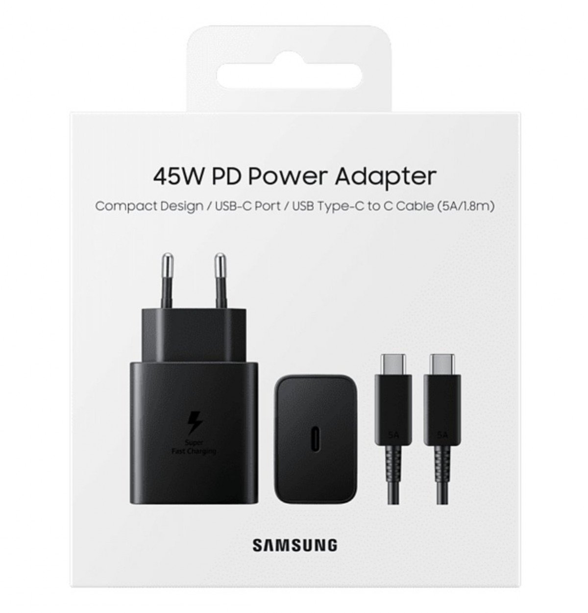 Samsung 45W Super Fast Charger With USB-C to USB-C Cable - Image 3