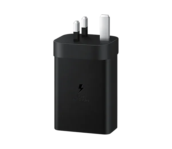 Samsung EP-T6530 65W Power Adapter Trio – PD, Dual USB-C & USB-A, EU Plug