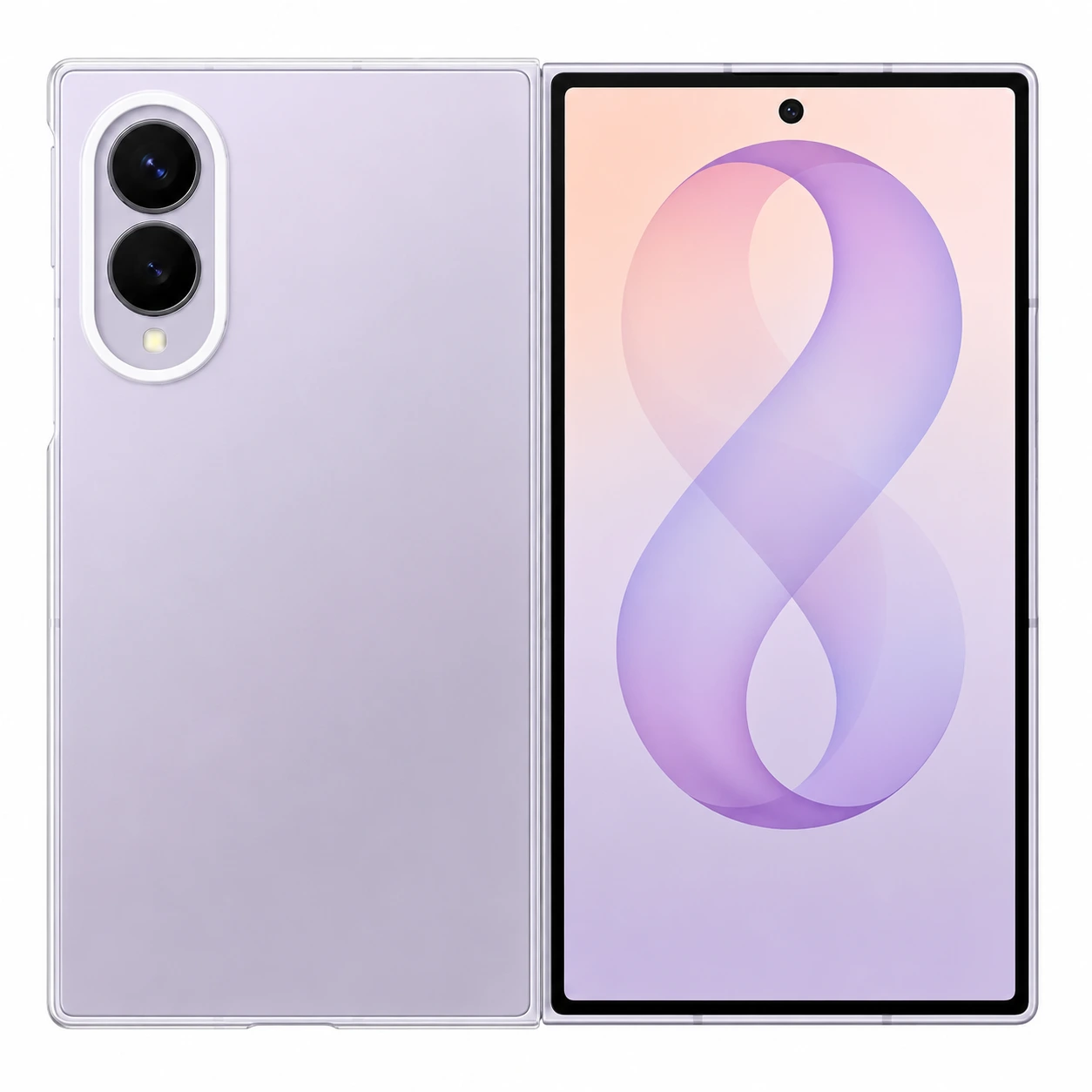 Samsung Galaxy Z Fold8 Clear Case – 0.8 mm Ultra-Slim