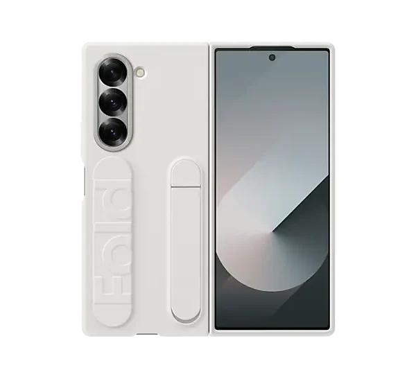 Samsung Galaxy Z Fold6 Silicone Case with Grip and Quick Stand