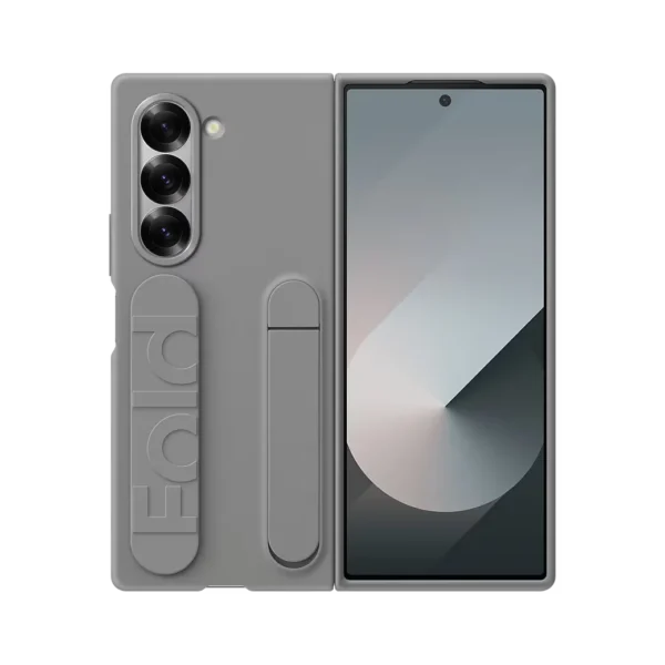 Samsung Galaxy Z Fold6 Silicone Case with Grip and Quick Stand