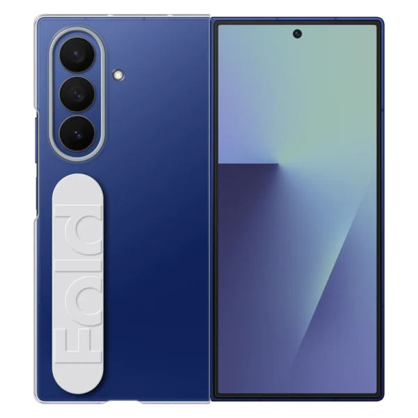 Samsung Galaxy Z Fold 7 Clear Grip Case — Transparent with Anti-Reflect Film