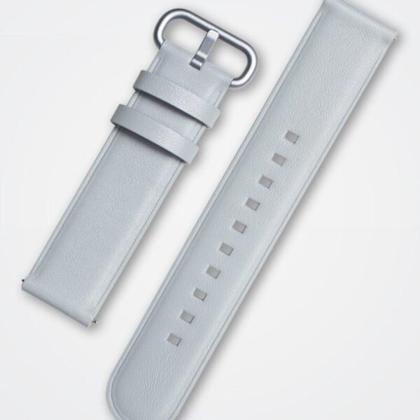Strap Studio Active Leather Watch Band Grey 20mm