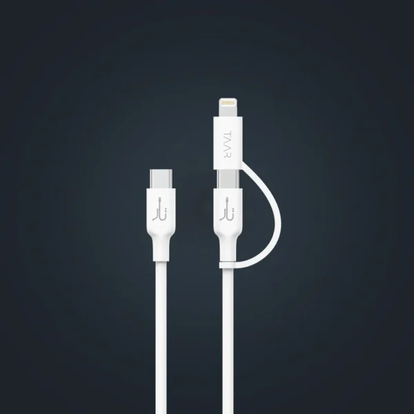 Taar Fusion Cord PD 2-in-1 Cable 65W — 1 m TPE