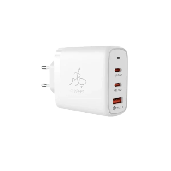 Taar Fusion Triple Boost PD 65W Charger with USB-C to USB-C Cable