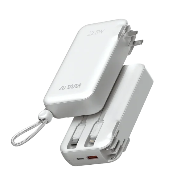 Taar Kombo Powerbank 10000mAh – 22.5W PD with Built-In Cables