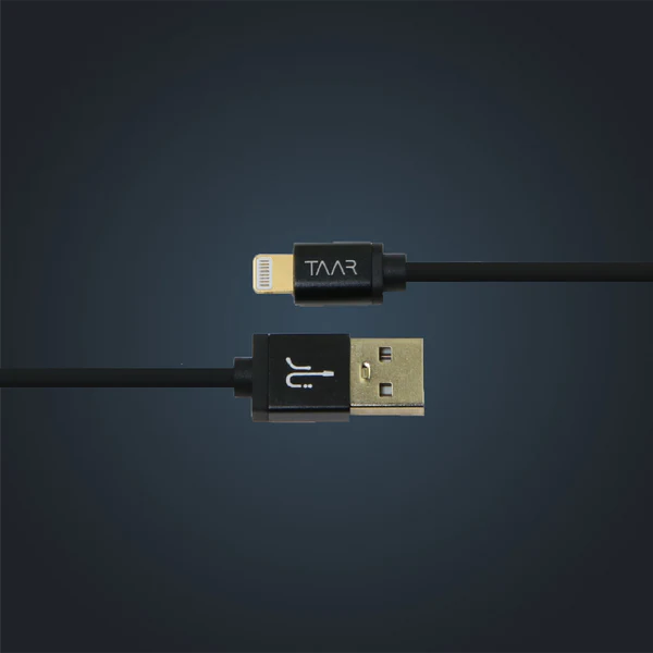 Taar Momento Premium Lightning Cable 3A – Golden Connectors