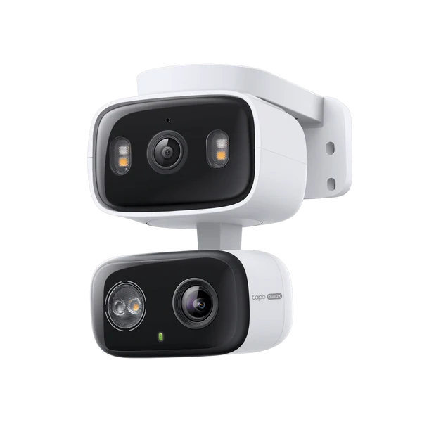 Tapo C246D Indoor/Outdoor Dual Lens Pan/Tilt Security Camera — 2K 3MP