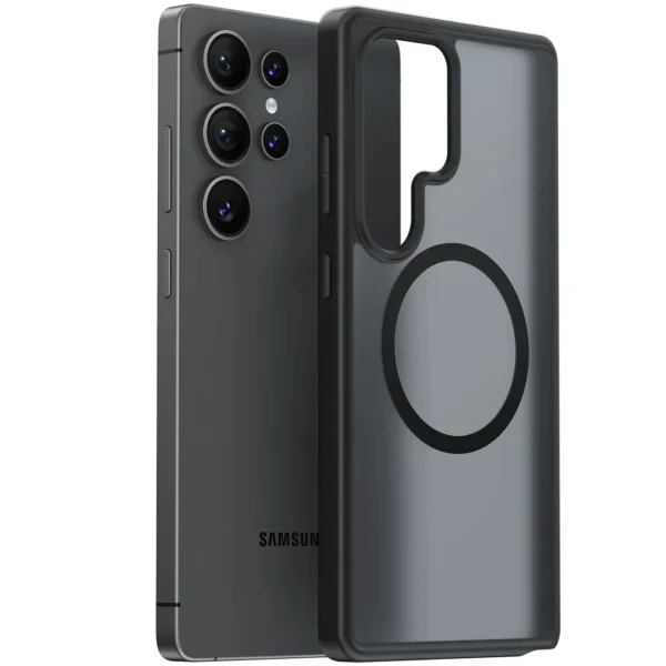 Torras Guardian Magnetic MagSafe-Compatible Case for Samsung Galaxy S25 Ultra – Black