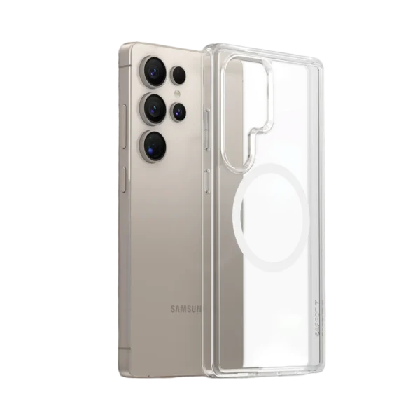 Torras Guardian Magnetic Case for Samsung Galaxy S25 Ultra (Clear) – MagSafe Compatible, X00FX2204
