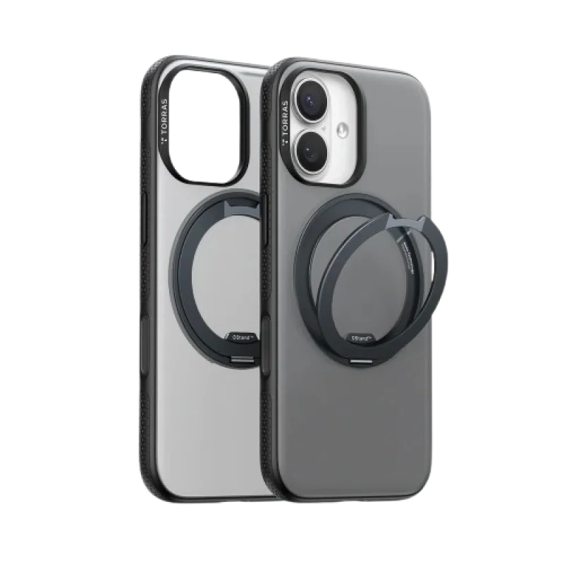 Torras Ostand O3 Case — 18N MagSafe Kickstand for iPhone 17