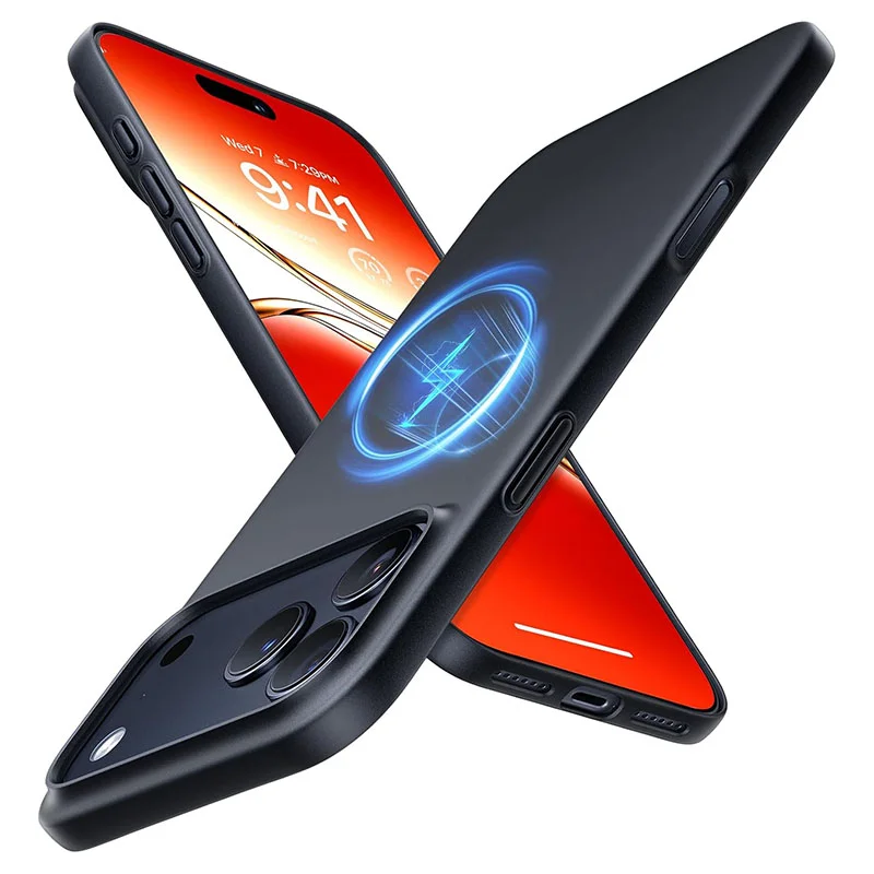 Torras Slim Fit Mag Case for iPhone 17 Pro Max Black – X00FX2557