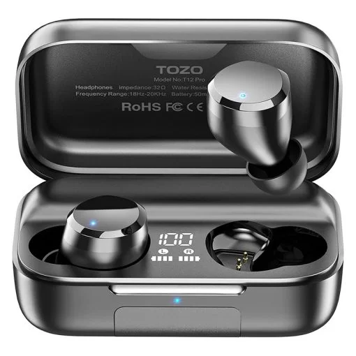 TOZO T12 Pro – aptX, QCC3040 & 2500mAh Case (Up to 170h)