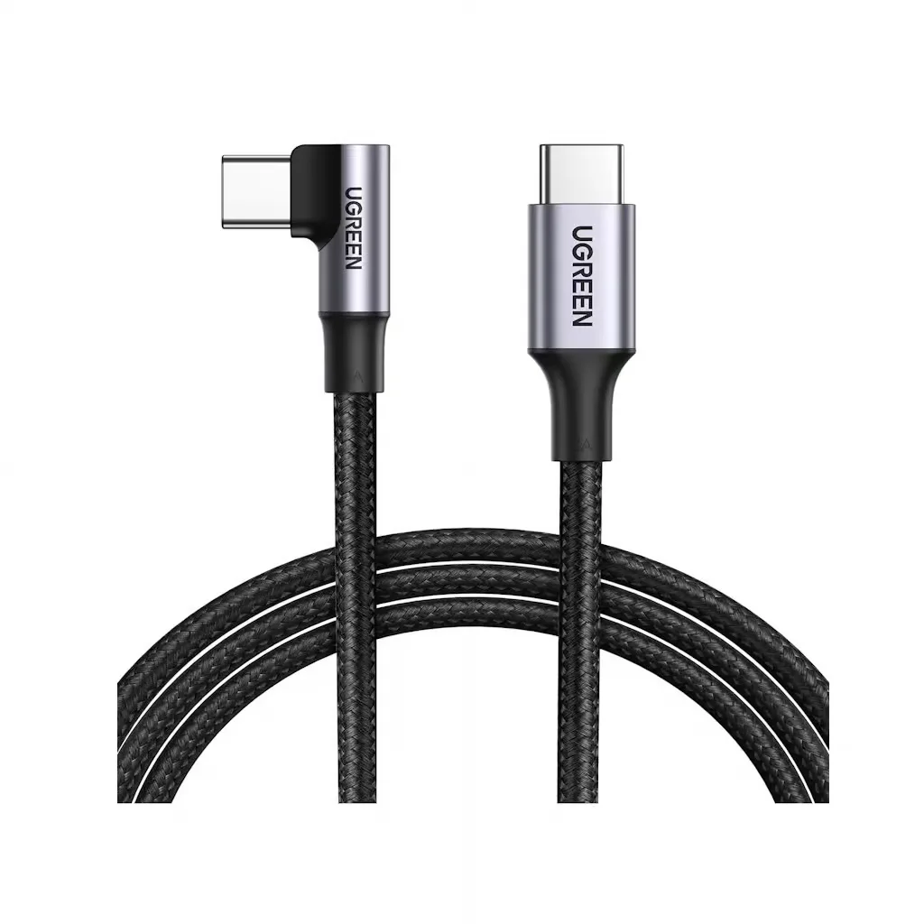 UGREEN 100W USB-C Cable 90° Right-Angle Type-C Charging Cable