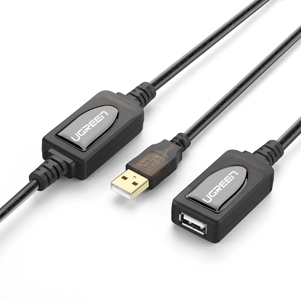 UGreen 10323 15 m USB 2.0 Extension Cable with IC Chip