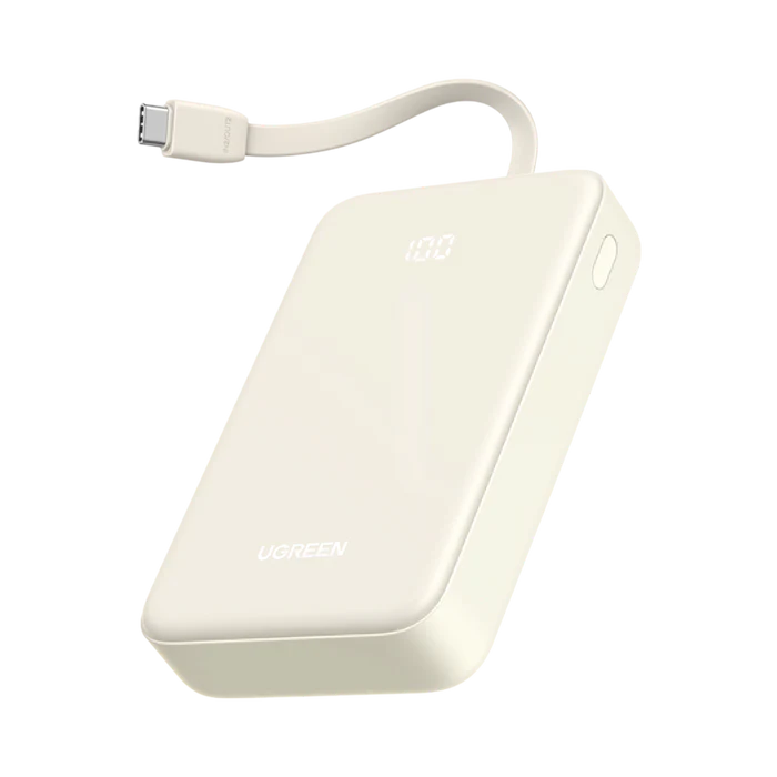 UGREEN 20000mAh Power Bank with Built-In USB-C Cable — 35340 (PB505)