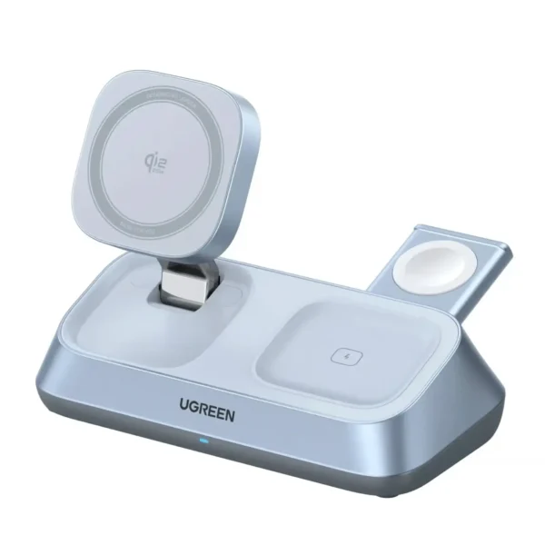 UGREEN 25W Qi2 MagFlow 3-in-1 Wireless Charging Stand — 55676