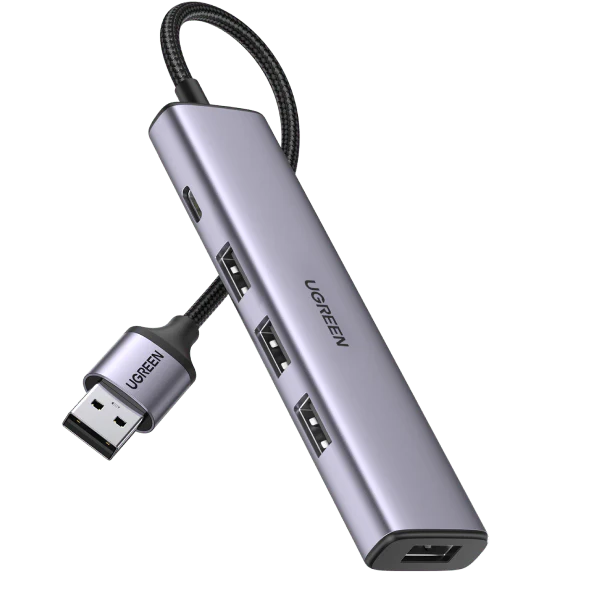 UGREEN 4-in-1 USB 3.0 Hub with USB-C Power – 20805