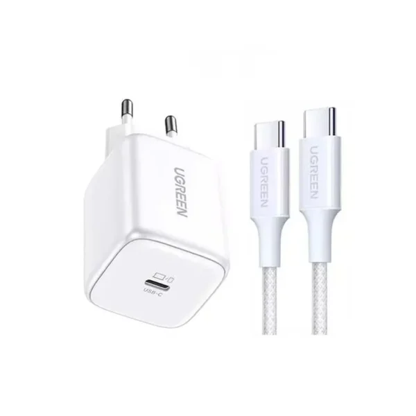 UGreen 45W GaN Infinity USB-C Wall Adapter with USB-C Cable – 65230