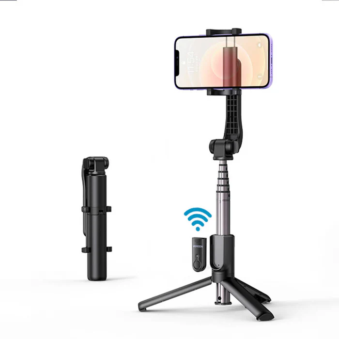UGreen 50758 Bluetooth Selfie Stick with Tripod and 360° Rotation