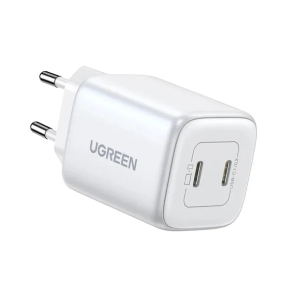 Ugreen 55411 45W Dual USB-C Charger — White
