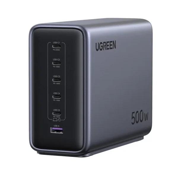UGREEN 6-Port GaN Fast Desktop Charger 500W — 55547