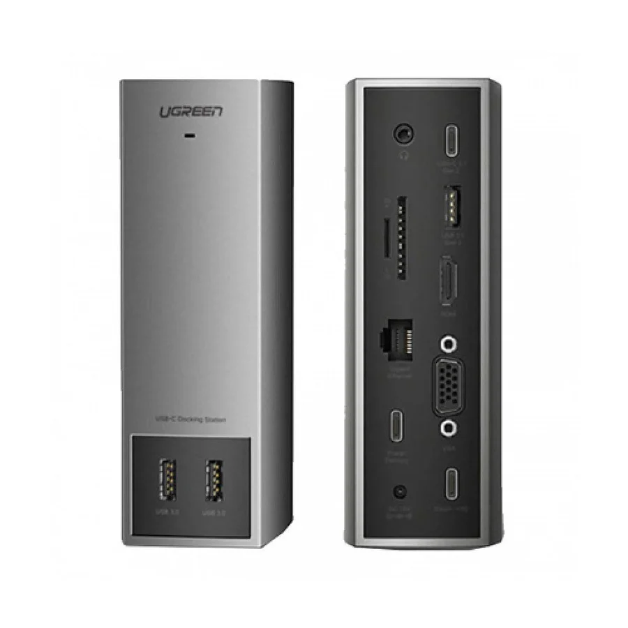 UGreen 60345 13-in-1 USB-C Docking Station — Dark Grey