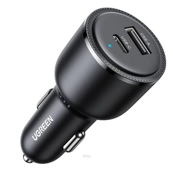 UGREEN 63W USB-C PD + USB-A Fast Car Charger (EC701/35023)
