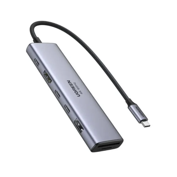 UGREEN 45521 CM511 7-in-1 USB-C Hub — 4K HDMI, 10Gbps, 100W PD
