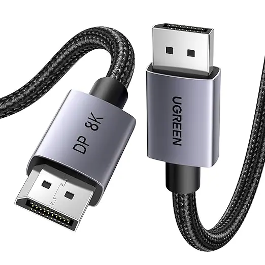 UGREEN 8K DisplayPort Cable 1 m — 32.4 Gbps, DP++ (25903)